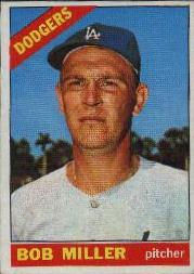 1966 Topps Baseball Cards      208     Bob Miller